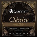 Ficha técnica e caractérísticas do produto Encordoamento Giannini Violao Classico Ny T.med Prata Genwpm