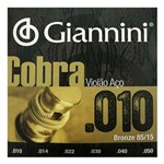 Ficha técnica e caractérísticas do produto Encordoamento Giannini Violão GEEFLE .010