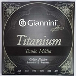 Encordoamento Giannini Violao Ny Titanium Media Genwtm