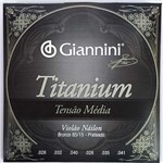 Ficha técnica e caractérísticas do produto Encordoamento Giannini Violao Ny Titanium Media Genwtm