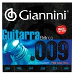 Ficha técnica e caractérísticas do produto Encordoamento Guitarra 0.09 Hibrida GEEGSTH.9 - Giannini