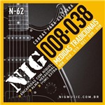 Ficha técnica e caractérísticas do produto Encordoamento Guitarra 008 Nig Tradicional N-62