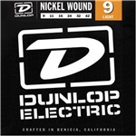 Encordoamento Guitarra 009 Dunlop Nickel Wound Light