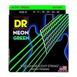 Ficha técnica e caractérísticas do produto Encordoamento Guitarra 009 NGE-9 Hi-Def Neon Green Coated Electric - DR