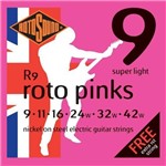 Ficha técnica e caractérísticas do produto Encordoamento Guitarra 009 Rotosound Roto Pinks R9