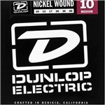 Ficha técnica e caractérísticas do produto Encordoamento Guitarra 010 Dunlop Nickel Wound Medium