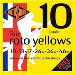 Ficha técnica e caractérísticas do produto Encordoamento Guitarra 010 Rotosound Roto Yellows R10