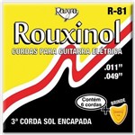 Ficha técnica e caractérísticas do produto Encordoamento Guitarra 011 Rouxinol R-81