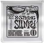 Ficha técnica e caractérísticas do produto Encordoamento Guitarra 8 Cordas Ernie Ball 2625 010-074 8 String Slinky