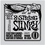 Ficha técnica e caractérísticas do produto Encordoamento Guitarra 8 Cordas Ernie Ball 8 String Slinky 2625
