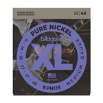 Encordoamento Guitarra D’addario Epn115 Pure Nickel .012/.051