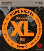 Ficha técnica e caractérísticas do produto Encordoamento Guitarra D'Addario Pure Nickel 010 - EPN110
