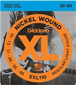 Ficha técnica e caractérísticas do produto Encordoamento Guitarra - Daddário XL Nickel Wound EXL110B - Regular Light - Daddario
