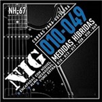 Encordoamento Guitarra Eletrica Nig 010/049 Nh67 Hibridas