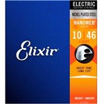 Ficha técnica e caractérísticas do produto Encordoamento Guitarra Elixir 010-046 Nanoweb Light