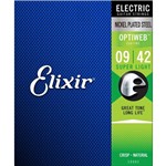 Ficha técnica e caractérísticas do produto Encordoamento Guitarra Elixir Optiweb Super Light 009