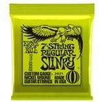 Ficha técnica e caractérísticas do produto Encordoamento Guitarra Ernie Ball 7 Strings Regular Slinky 010.056