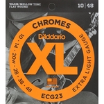 Ficha técnica e caractérísticas do produto Encordoamento Guitarra Flatwound 010 D'addario Chromes Extra Light Gauge ECG23