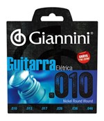 Ficha técnica e caractérísticas do produto Encordoamento Guitarra Giannini .010 Geegst10 + Mi Extra - Cordas de Guitarra