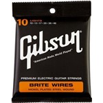 Ficha técnica e caractérísticas do produto Encordoamento Guitarra Gibson .010-.046 Brite Wires Lights Seg 700l