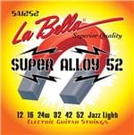 Ficha técnica e caractérísticas do produto Encordoamento Guitarra La Bella Super Alloy Jazz Light .012 Sa1252