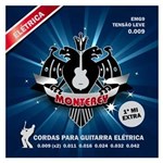 Ficha técnica e caractérísticas do produto Encordoamento Guitarra Monterey EMG9 Leve 009 1ª Mi Extra