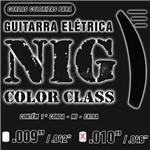 Encordoamento Guitarra Nig 010 N1640 Color Class Preto