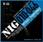 Ficha técnica e caractérísticas do produto Encordoamento Guitarra Nig 010 - N64