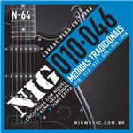 Ficha técnica e caractérísticas do produto Encordoamento Guitarra Nig N-64 .010-.046 - Niquel - Rouxinol