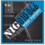 Ficha técnica e caractérísticas do produto Encordoamento Guitarra Nig N64 010/.046 Tradicional Encordoamento Guitarra Nig N64 010 Tradic.