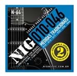 Ficha técnica e caractérísticas do produto Encordoamento Guitarra Nig 2n64 Duplo 0.10 - 0.42