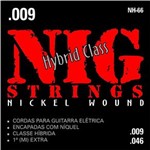 Ficha técnica e caractérísticas do produto Encordoamento Guitarra NIG NH66 .009/.046 Híbrido