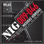 Ficha técnica e caractérísticas do produto Encordoamento Guitarra Nig NH66 Hibrida .009 .046