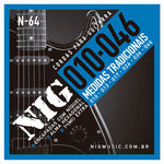 Ficha técnica e caractérísticas do produto Encordoamento Guitarra Nig Tradicional .010/.046 N64