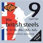 Encordoamento Guitarra Rotosound Bs9 British Steels 09
