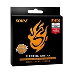 Ficha técnica e caractérísticas do produto Encordoamento Guitarra Solez 010 046 SLG10 Nickel Plated