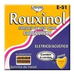 Ficha técnica e caractérísticas do produto Encordoamento Inox Cavaquinho com Bolinha .011-.028- Rouxinol
