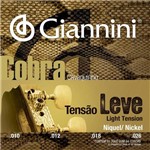 Encordoamento Leve para Cavaquinho com Bolinha, Série Cobra, Revestimento Níquel 0.010-0.026 - Gescl - Giannini