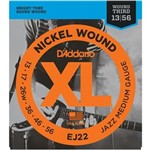 Ficha técnica e caractérísticas do produto Encordoamento Nickel Wound 013 para Guitarra EJ-22 - D`Addario