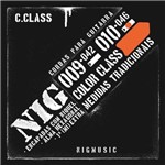 Encordoamento Nig Color Class Laranja 010 046 para Guitarra N1642
