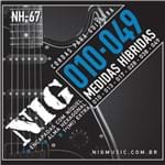Ficha técnica e caractérísticas do produto Encordoamento NIG Cordas de Guitarra 010 Hibrida NH67
