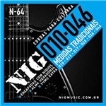 Ficha técnica e caractérísticas do produto Encordoamento NIG Guitarra Tradicional 010 N64