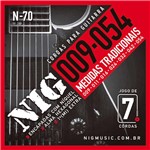 Ficha técnica e caractérísticas do produto Encordoamento Nig N-70 009/054 para Guitarra Elétrica 7C