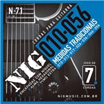 Ficha técnica e caractérísticas do produto Encordoamento Nig N-71 010/056 para Guitarra Elétrica 7C