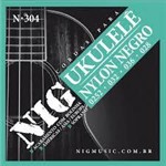 Ficha técnica e caractérísticas do produto Encordoamento Nig N304 Ukulele Soprano Nylon Preto