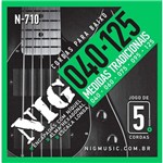 Ficha técnica e caractérísticas do produto Encordoamento NIG N710 040-125 para Contra Baixo 5 Cordas - Nig Music