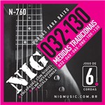 Ficha técnica e caractérísticas do produto Encordoamento NIG N760 032-130 para Contra Baixo 6 Cordas - Nig Music