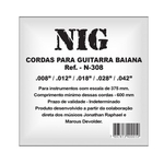 Ficha técnica e caractérísticas do produto Encordoamento NIG P/ Guitarra Baiana 8/42 - EC0016