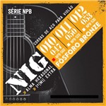 Encordoamento NIG P/ Violão Aço NIG NPB520 .011/.050 Fósforo Bronze - EC0241 - Nig Strings