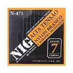 Encordoamento NIG P/ Violão Náilon 7 Cordas Tensão Alta - EC0481 - Nig Strings